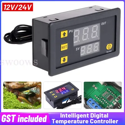 12V/24V Intelligent Digital Temperature Controller Thermostat Control Switch • $13.21