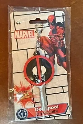 Key Cap Deadpool Logo Soft Touch Key Holder Brand New Still In Package • $10