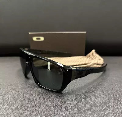 Rare Collectors Oakley Dispatch 1 Polished Black Ghost Text Polarized Oo9090-02 • $330