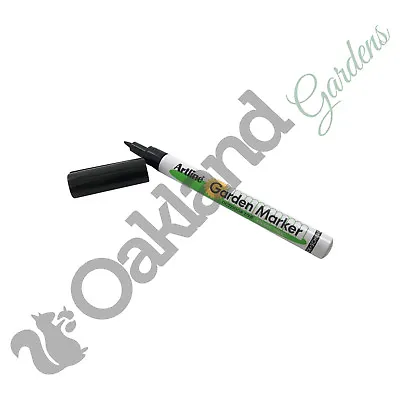 £7.90 • Buy 4 X Garden Marker Pens Artline Professional Black Fine Tip Permanent Waterproof