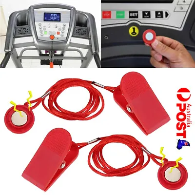 $12.19 • Buy 2pcs Treadmill Safety Key Magnetic Security Switch Lock Running Machine Fitness