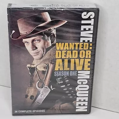 Wanted: Dead Or Alive: Season One (4-Disc DVD Set 1958) Steve McQueen • $12.95