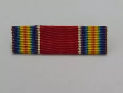 WW 11 Victory Medal Ribbon Bar Pin Back 3/8 ----- ORIGINAL WW-2 • $7.64