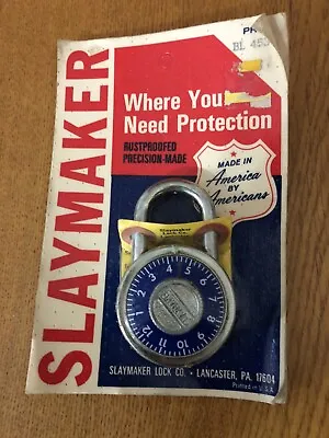 New Old Stock Slaymaker Combination Lock Usa Made • $9.99