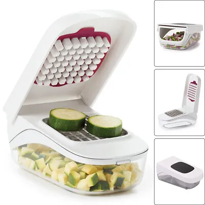 Manual Food Vegetable Salad Fruit Peeler Cutter Slicer Dicer Chopper Kitchen Use • £12.19