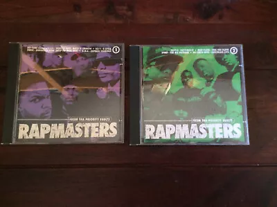 Rapmasters Vol.1 + 2 [2 CD]  EPMD Da Lench Mob  Ice Cube Eazy-E N.W.A. • £9.24