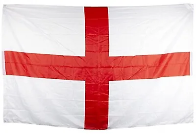 £8.99 • Buy England ST GEORGE MEGA JUMBO RAYON FLAG WITH 2 GROMMETS 8FT X 5FT