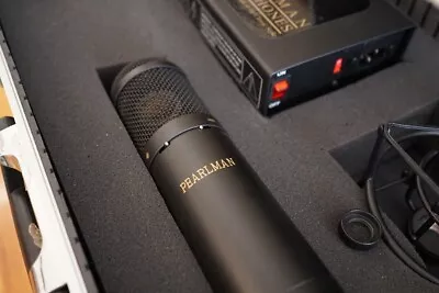 Pearlman TM-1 Tube Large Diaphragm Condenser Microphone With RCA Tube & Extras • $1475