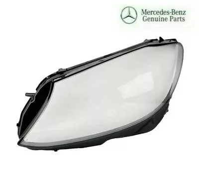 Mercedes W205 C300 C400 C350 C180 C200 LEFT Headlight Lens Cover OEM  14-18  • $185.26