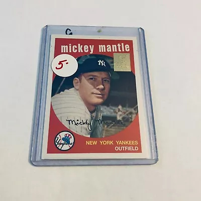 F89074  1996 Topps Mantle Case #9 Mickey Mantle 1959 Topps • $25