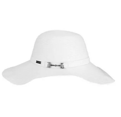 Women's Betmar Selena Floppy Sun Hat White One Size 1019 • $55