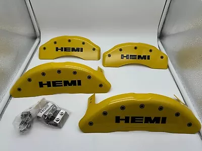 Mgp Caliper Covers 2011-2021 Jeep Grand Cherokee Hemi Wk Yellow New Overstock • $189