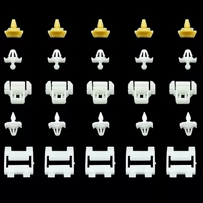 25x Fender Door Brackets Clips Set For Mercedes W201 190E 190D Sacco Panel Trim • $24.86