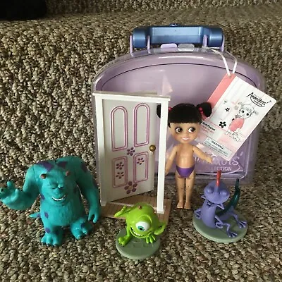 Monsters Inc. Monsters University Mike Sully Action Figure Kids Toy Gift & Case • $25.99