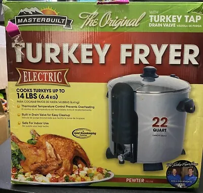Masterbuilt Turkey Fryer Electric 14lbs.  Fry Steam Or Boil Year Round • $49.99
