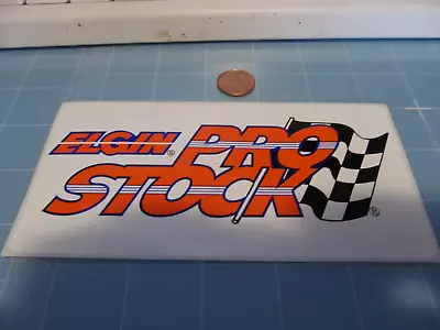 ELGIN PRO STOCK Sticker / Decal RACING ORIGINAL Old Stock • $3.98