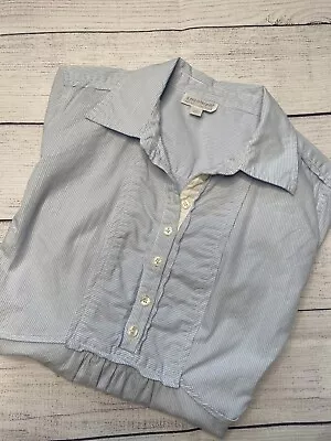 A Pea In A Pod Maternity Light Blue Blouse Size Small • $8.11