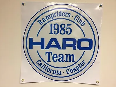 Old School Bmx Haro 2x2 Banner Vdc  Mancave Display • $35