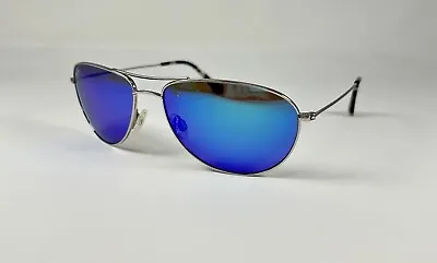 Maui Jim Sea House Silver/Blue Hawaii Polarized Sunglasses MJ772-17 • $64.95