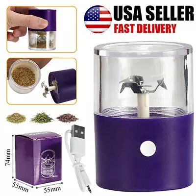 Electric Auto Grinder For Herb & Garlic Grinding Rchargeable In USB Portable • $7.95