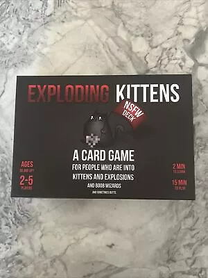 Exploding Kittens NSFW Deck A Card Game Complete 2015 • $12.50