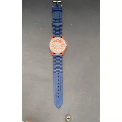 Auburn University Rhinestone Bezel Rubber Band Watch SOLD AS IS • $14.99