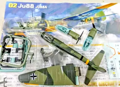 $49.74 • Buy F-Toys 1:144 Twin Engine WWII Aircraft Junkers Ju88A German Luftwaffe Bomber #2A