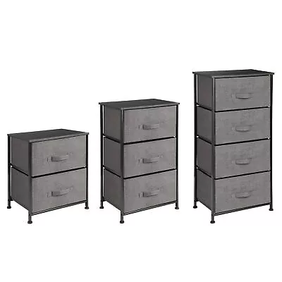 2/3/4 Drawers Storage Nightstand Bedroom Dresser Tower Shelf Organizer Cabinet • $39.99