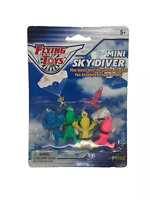 Imperial Toys Mini Sky Diver Paratrooper Parachute Figure Set Of 4 2015 - SEALED • $9.95