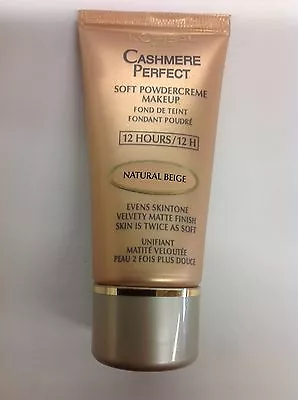 L'Oreal Cashmere Perfect Soft PowderCreme Foundation NATURAL BEIGE NEW • £45.60