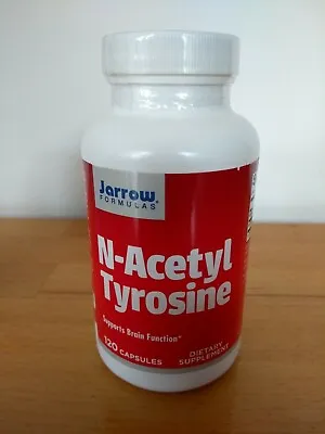£10.60 • Buy N-Acetyl Tyrosine, 350mg X 120 Capsules - Jarrow Formulas