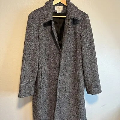 Vintage Classic Worthington Wool Blend Coat In Women's Large • $49