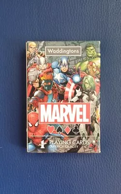 Marvel Avengers Playing Cards Great Gift. Pristine Condition. Genuine Marvel. • £5