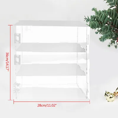 3- Tier Acrylic Display Shelf Box Cosmetic Rack Case Holder Cabinet For Jewelry  • $28.50