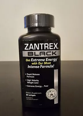 Zantrex Black Rapid Release Weight Loss Supplement 84 Capsules Free Shipping • $19.90
