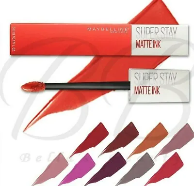 MAYBELLINE SuperStay Matte Ink Long Lasting Liquid Lipstick *ALL SHADES* SEALED • £8.99