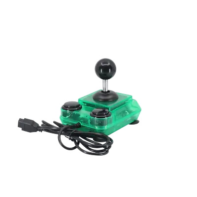 ArcadeR 9-pin Joystick Compatible With Sinclair Atari C64 Sega Transparent Green • £39.95