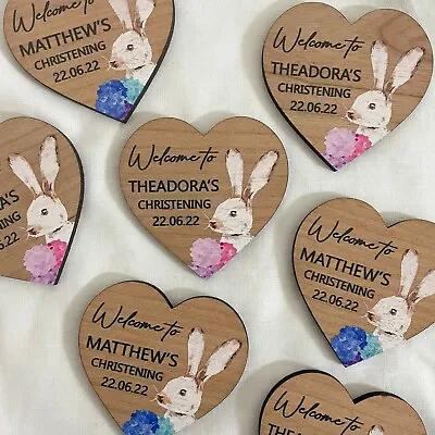 £32.95 • Buy Personalised Christening Favours For Baptism, Holy Communion, Table Decor