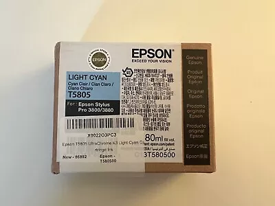 Epson T5805 Light Cyan UltraChrome Ink • $45