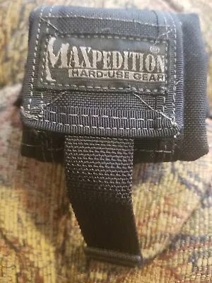 GUC Maxpedition Mini Rollypoly Black Folding Pouch For Water Bottle SOLD AS IS • $4.99