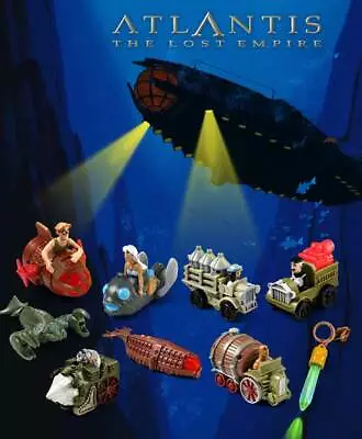 2001 Disney's Atlantis Mcdonalds Happy Meal Toys - U-pick • $3.99
