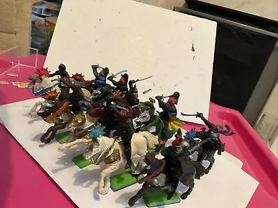 £6.50 • Buy Gigantic Lot Of TEN Britains Deetail Mounted Turks Painted 1/32 Good Condition