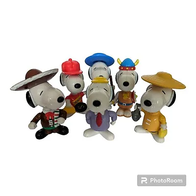 Snoopy Mcdonalds World Tour Toys 1999 • £7
