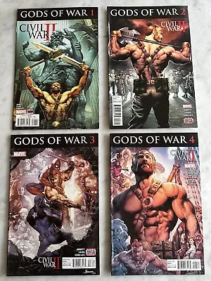 Civil War II: Gods Of War #1 - #4 Full Series Run NM- 9.2! (Marvel 2016) • $9.50