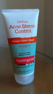 $9.30 • Buy Neutrogena Oil-Free Acne Stress Control Power-Cream Wash, Acne Treatment 6fl Oz 