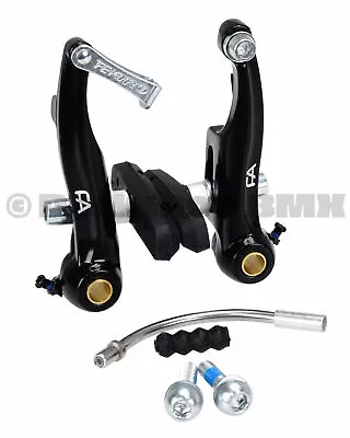 Free Agent Tektro BX3v MINI Bicycle BMX V-brake Caliper (85mm Arms) – BLACK • $22.99