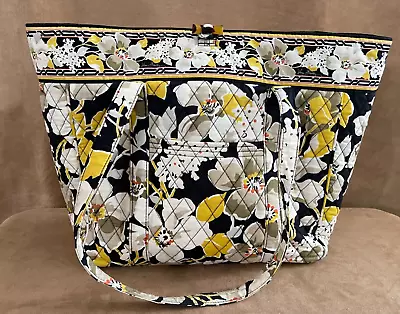 Dogwood Vera Bradley Purse Toggle Close Retired Hand Bag Shoulder Yellow Mandy • $42.50