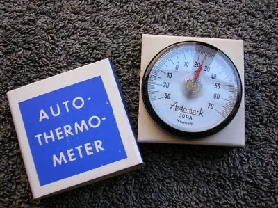 Dash Thermometer Porsche 356 911 Vw Split Oval Bus Bug Bmw Mb S Sl Accessory Nos • $225