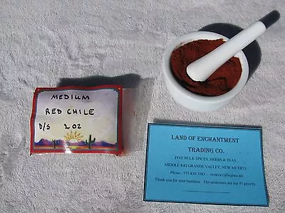 HATCH NEW MEXICO  MEDIUM  RED CHILE POWDER  2 OZ  Fresh  USA SELLER  FREE SHIP   • $7.99