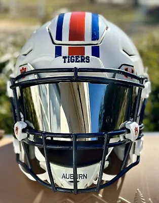 Riddell Speed Flex AUBURN FOOTBALL “White Ice” Helmet AUTHENTIC EQUIPMENT DECALS • $695